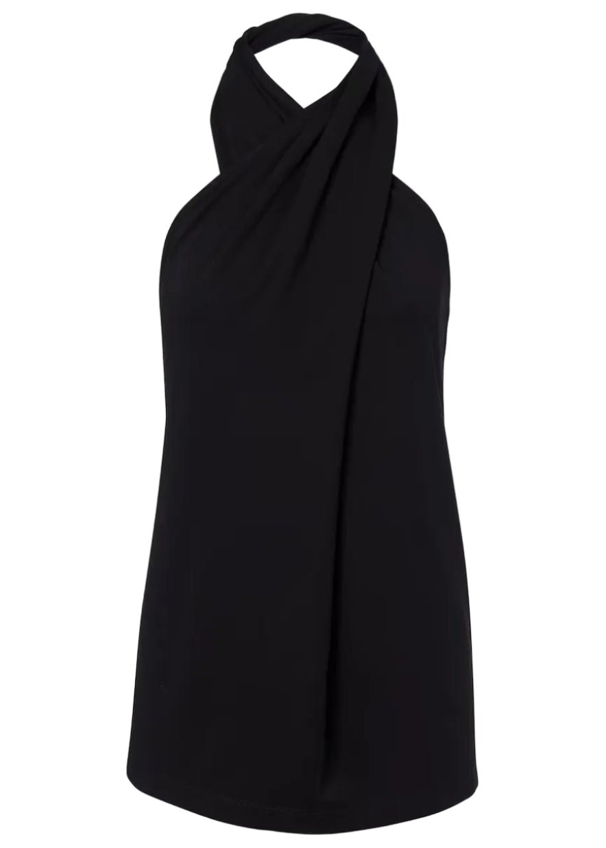 TOTEME | Twisted Jersey Halter Top | Tops