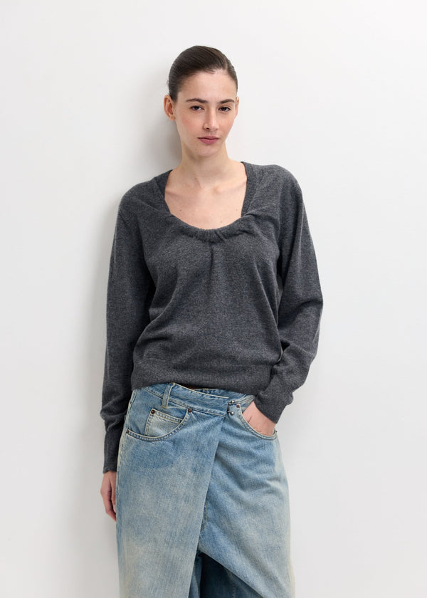 MAISON MARGIELA | Twisted Knit Crewneck Sweater | Knitwear