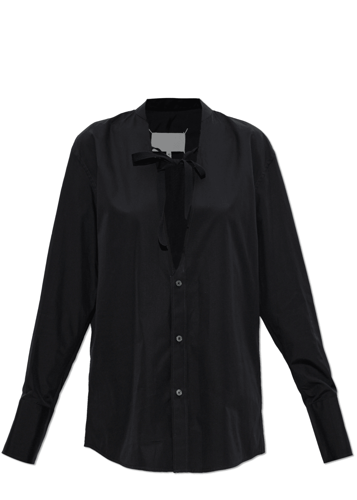 MAISON MARGIELA | V - Neck Cotton Shirt | Tops