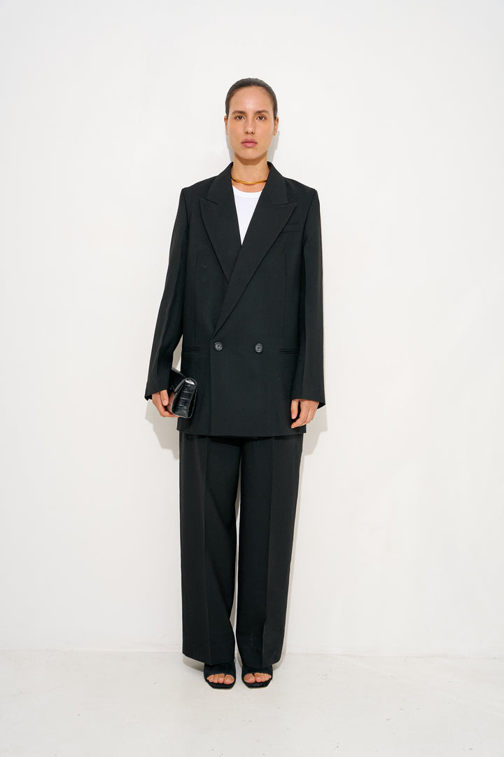 Wide tailored trousers