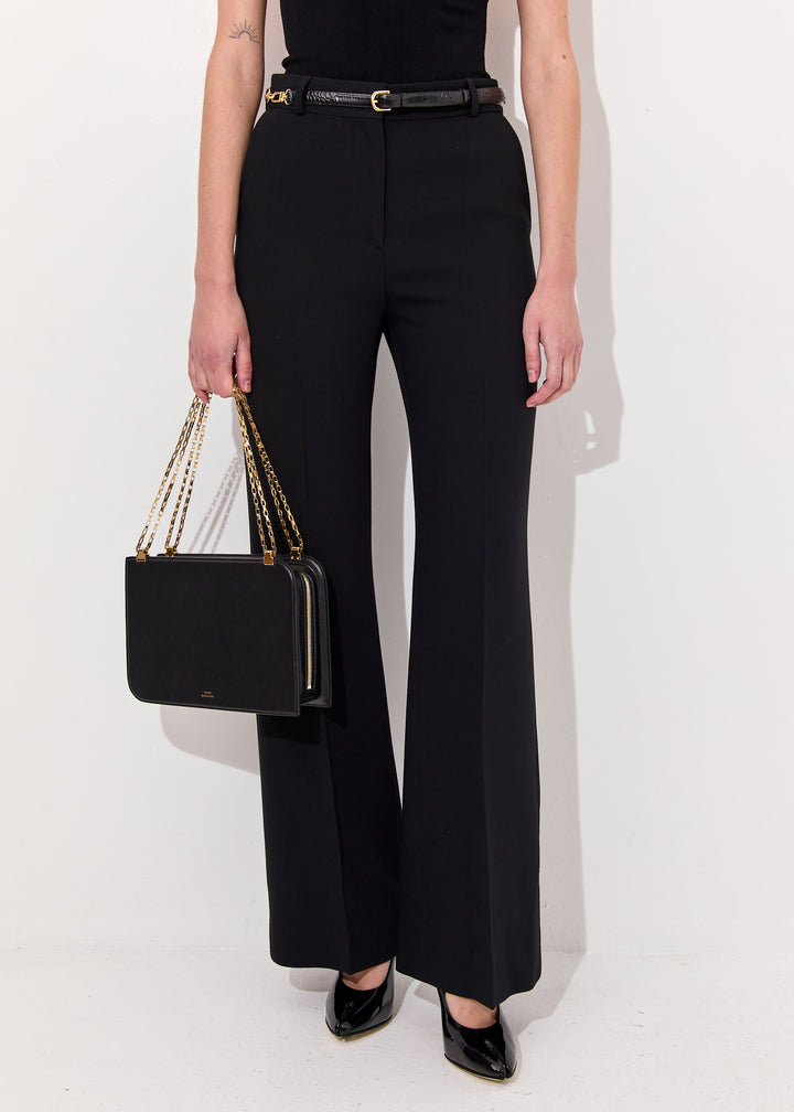 Flared evening trousers