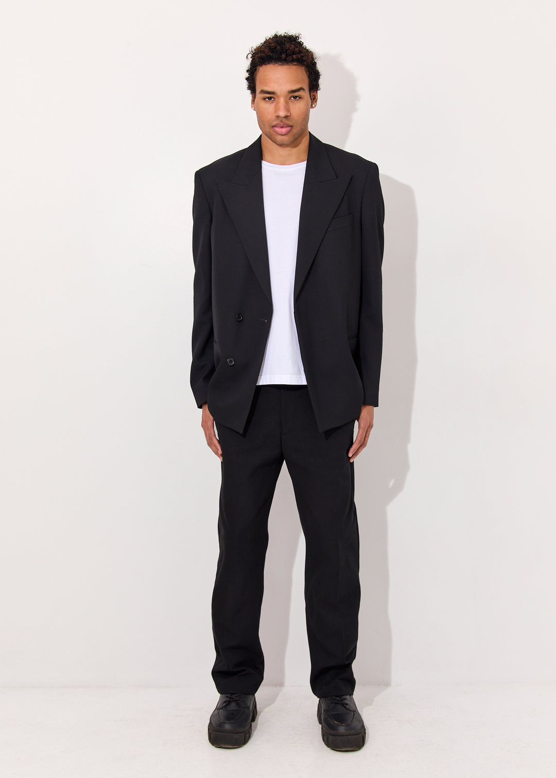 Twill Cotton-Blaend Trousers