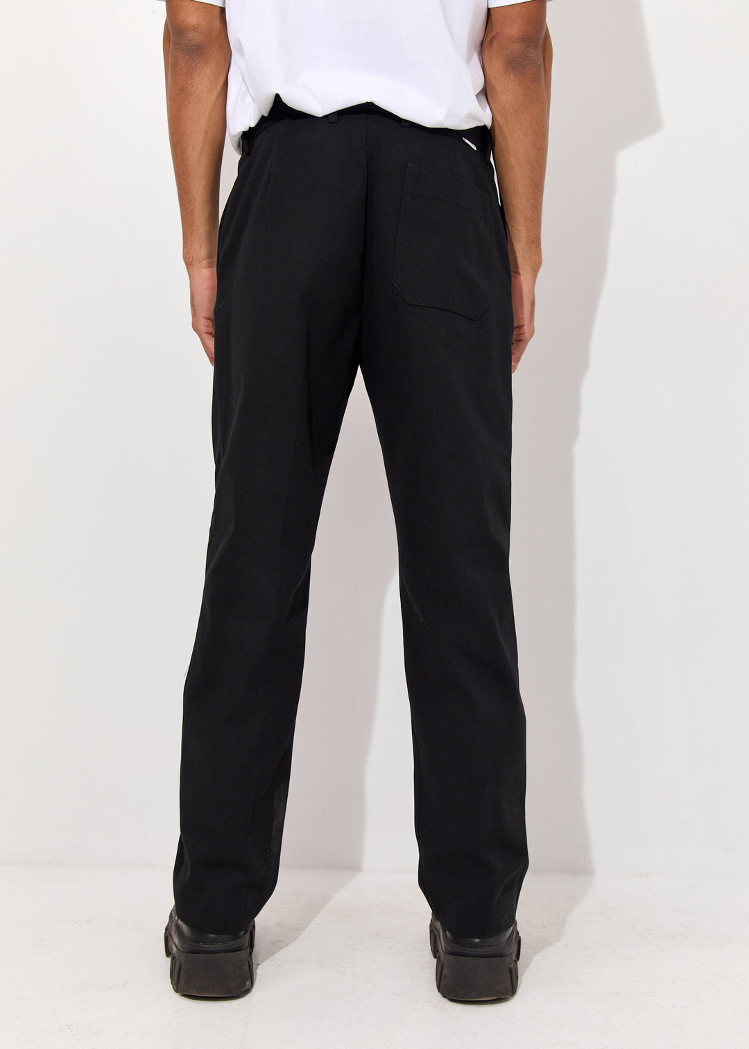 Twill Cotton-Blaend Trousers