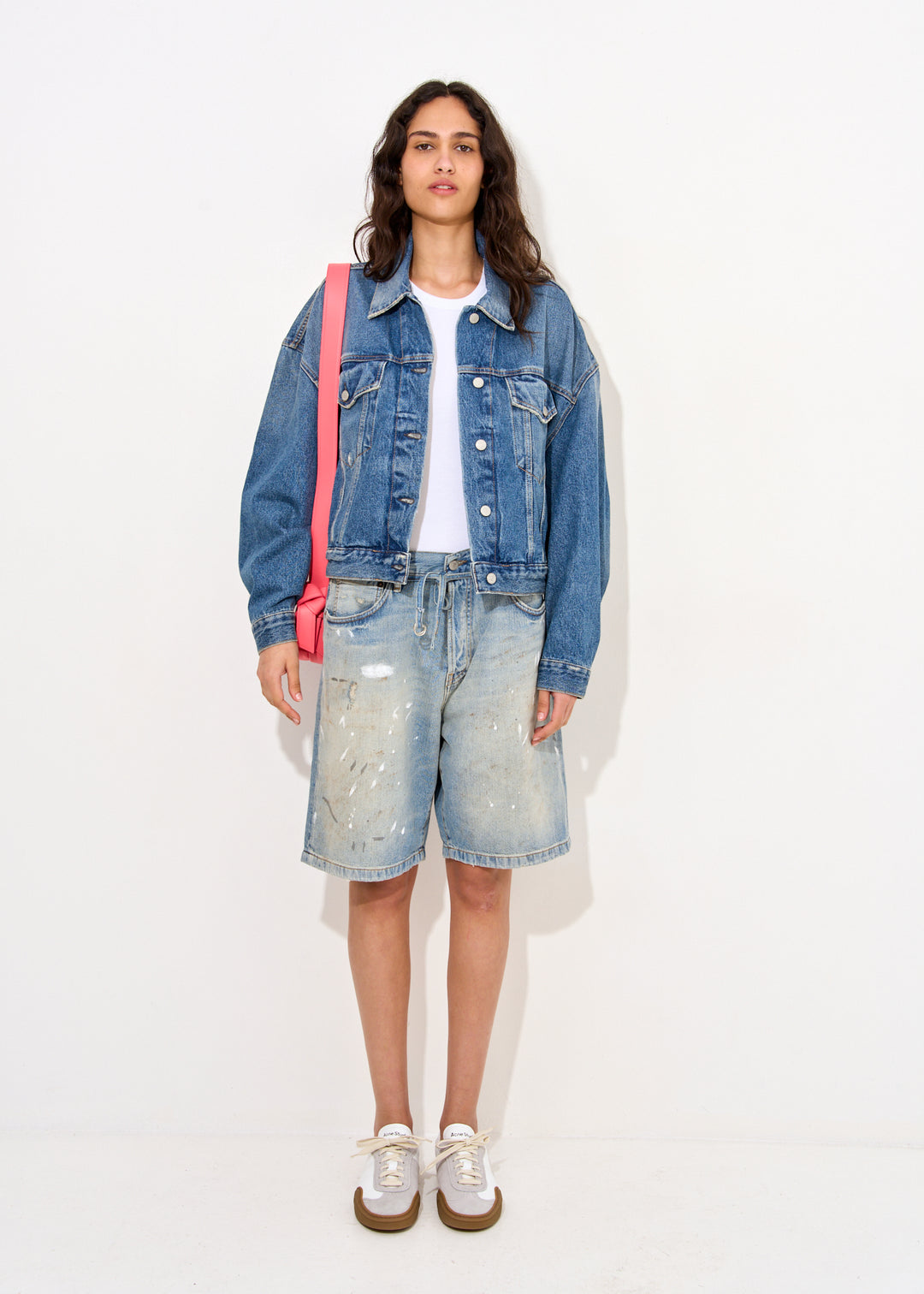 cropped denim jacket