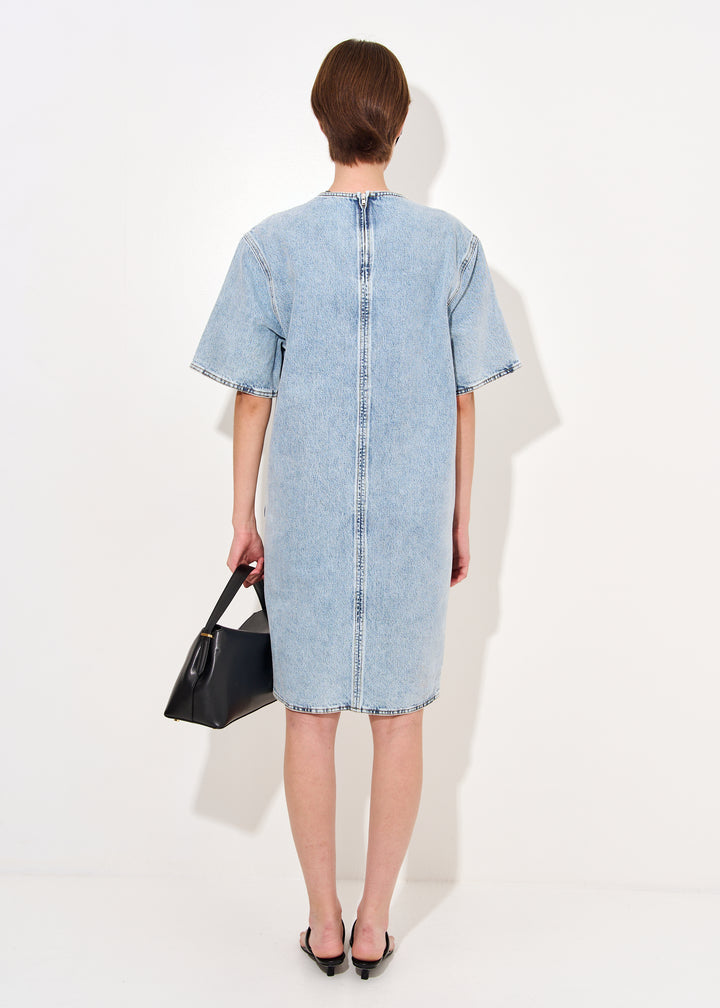 Denim Trapeze Dress