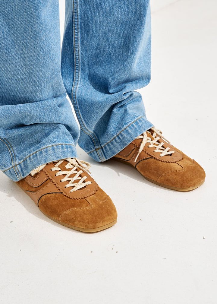 Suede sneakers