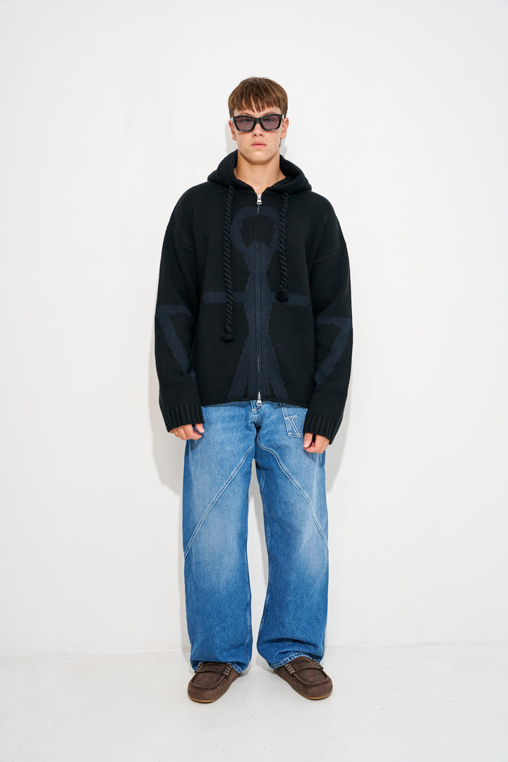 ZIP UP ANCHOR HOODIE