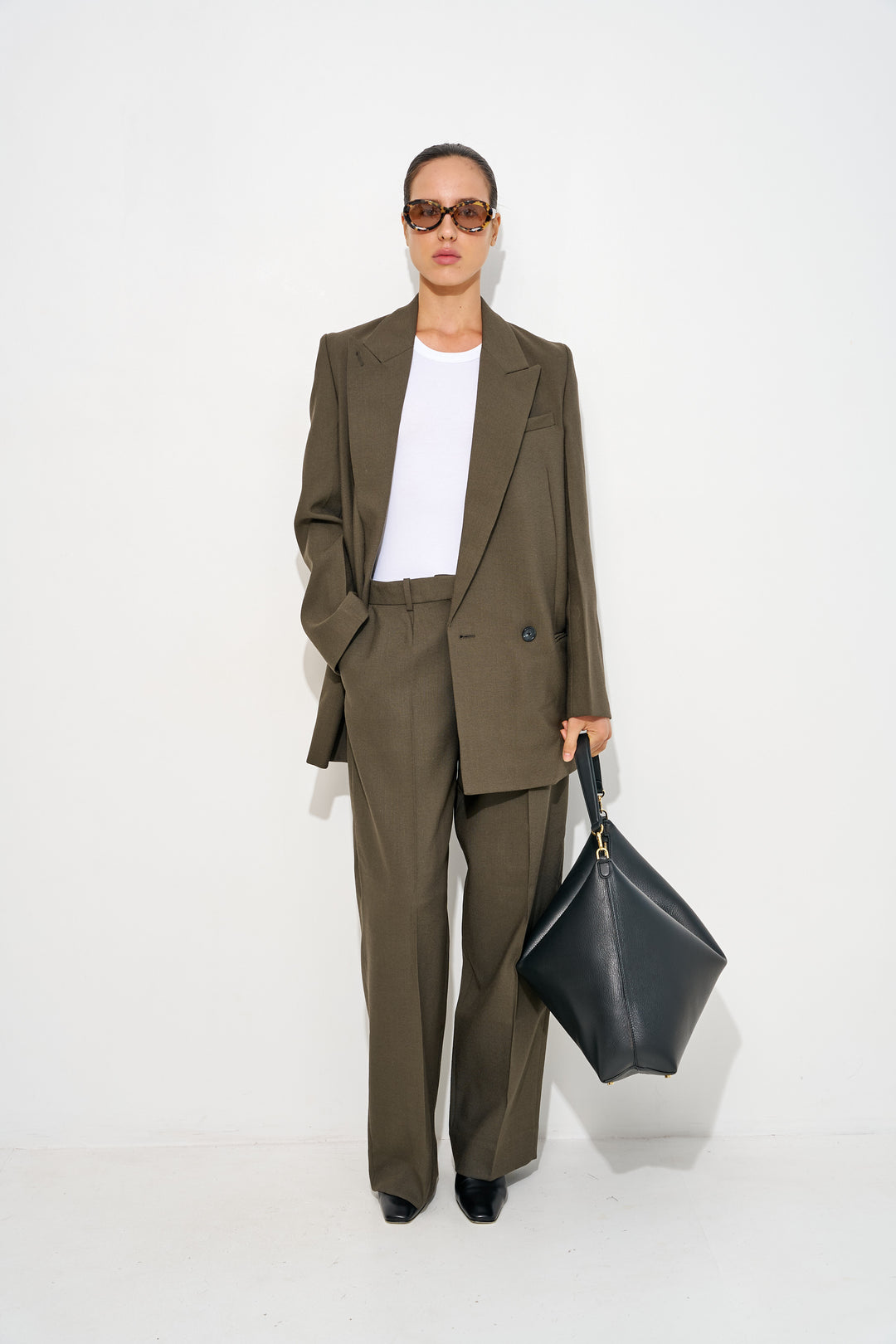 Wide Tailored Trousers