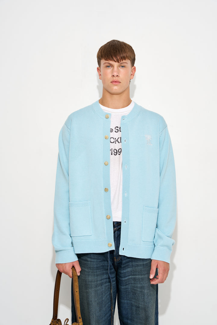 Crewneck cardigan