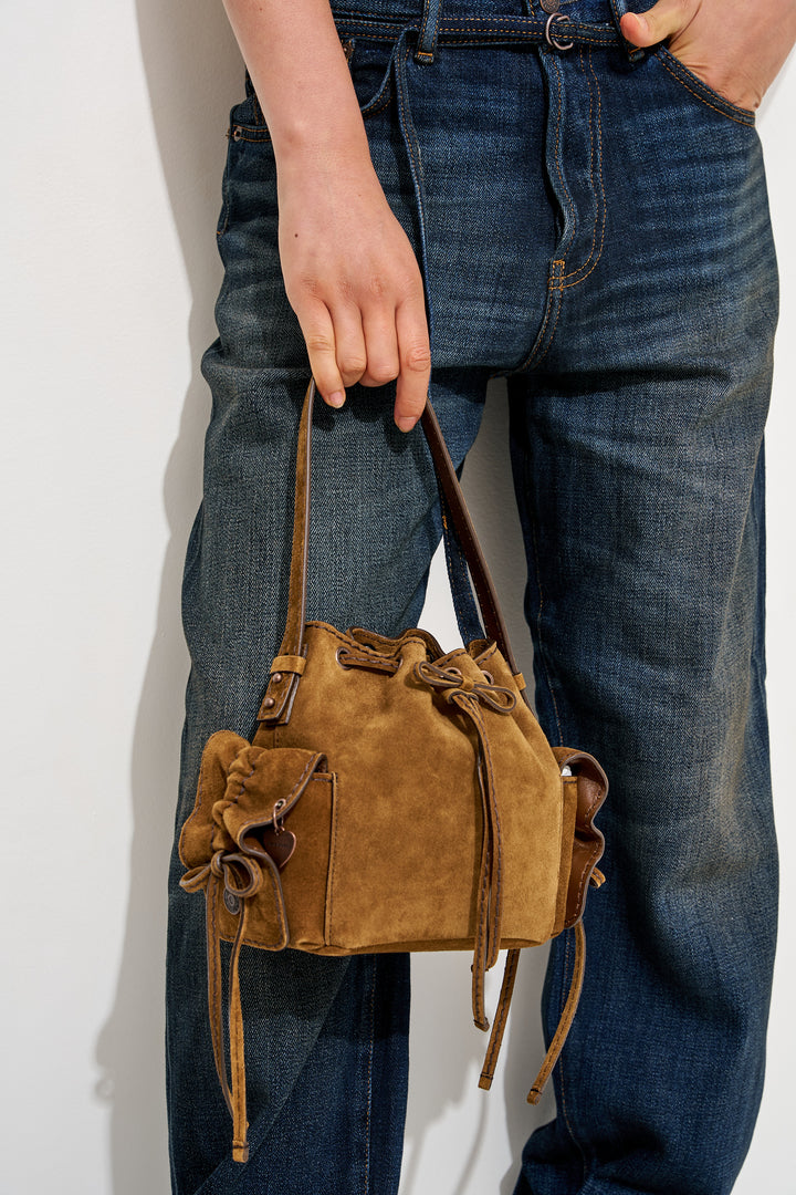 Multipocket Mini Bucket SUEDE