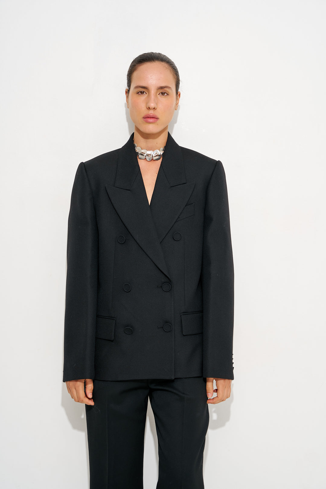 DOUBLE BREASTED BLAZER