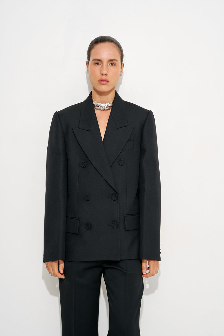 DOUBLE BREASTED BLAZER