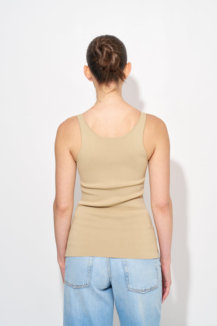 Compact knit tank