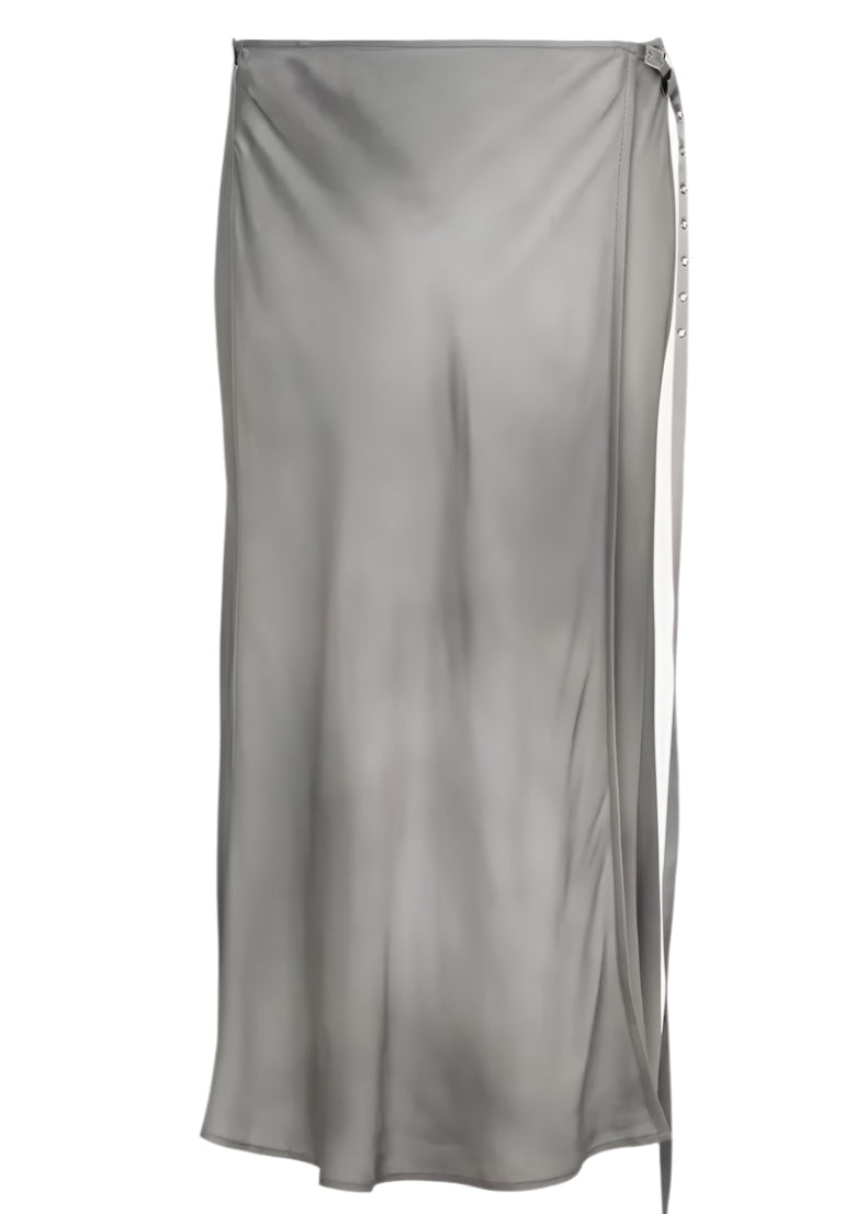 Satin Wrap Skirt