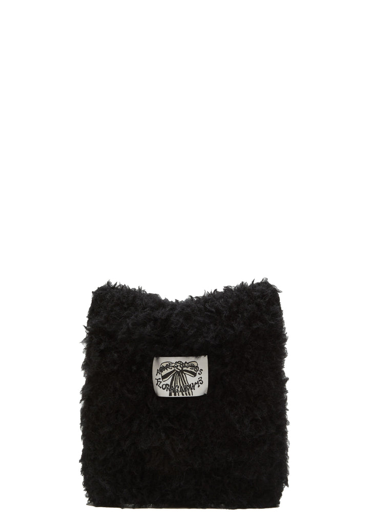 Fluffy square beanie