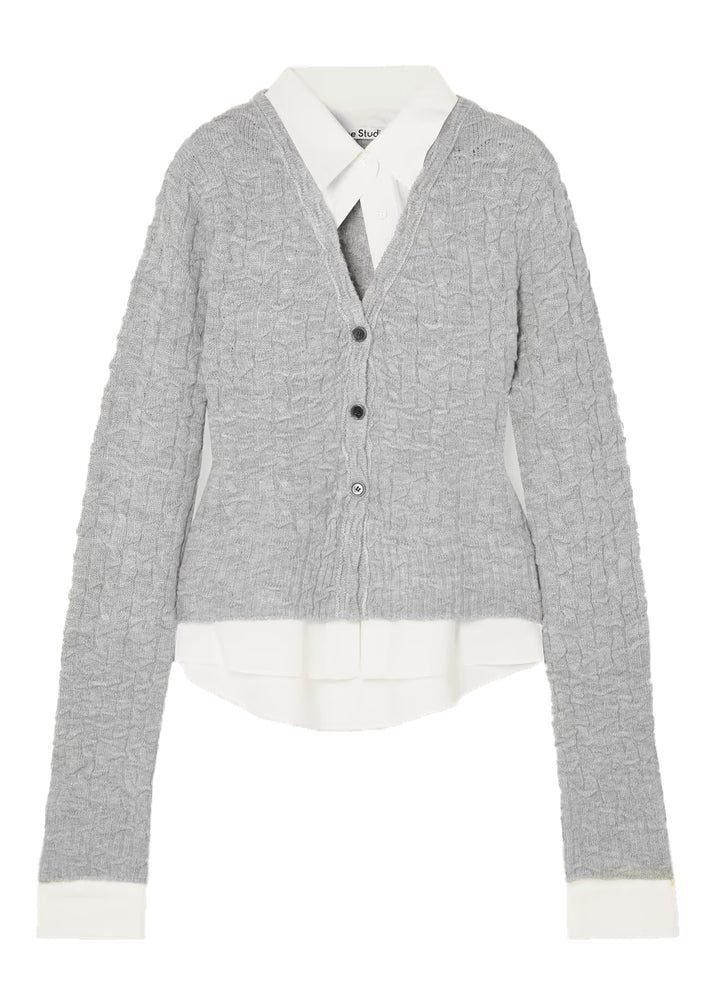 Layered cardigan