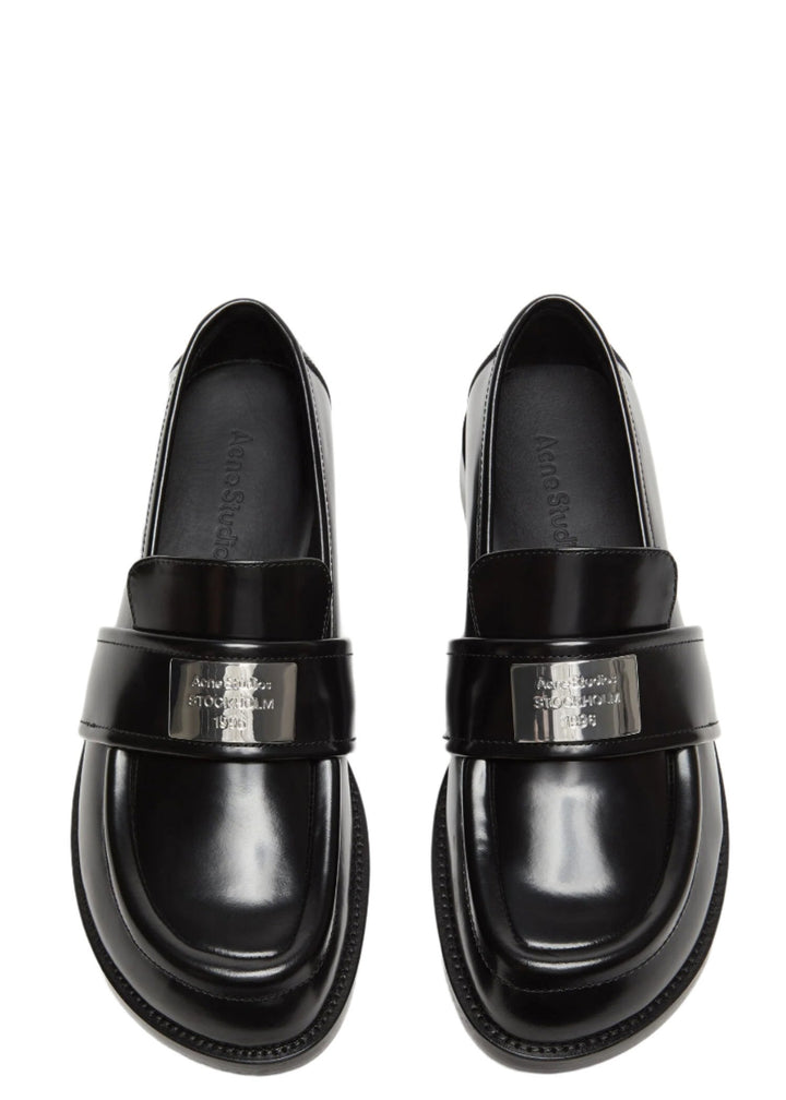 Leather loafers