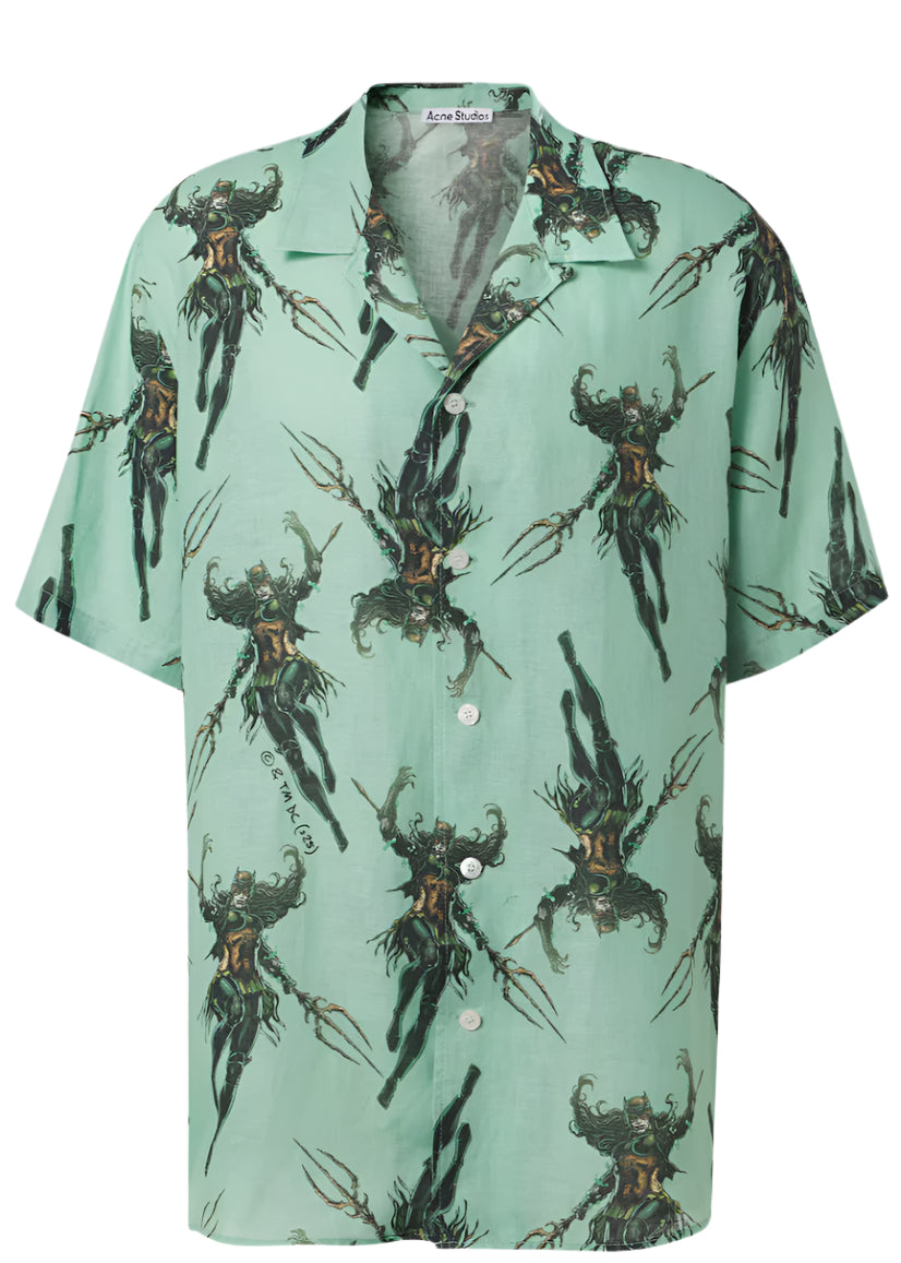 Button-Up Shirt Printed