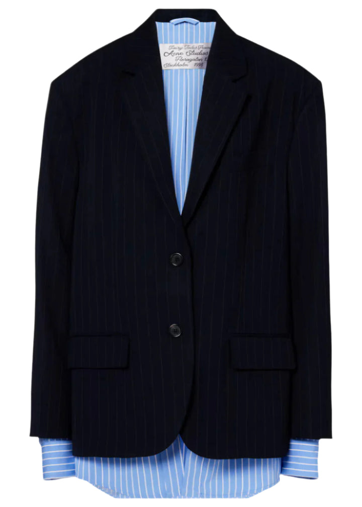Layered suit jacket