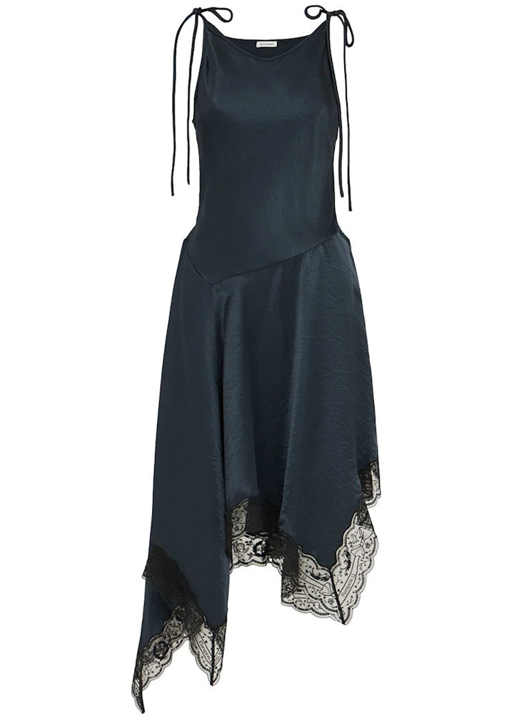 Satin lace dress