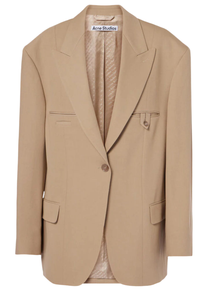 Relaxed fit suit jacket