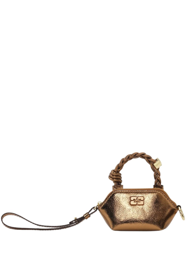 Ganni Bou Bag Nano Metallic