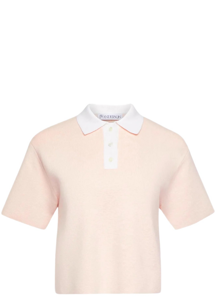 CROPPED POLO TOP