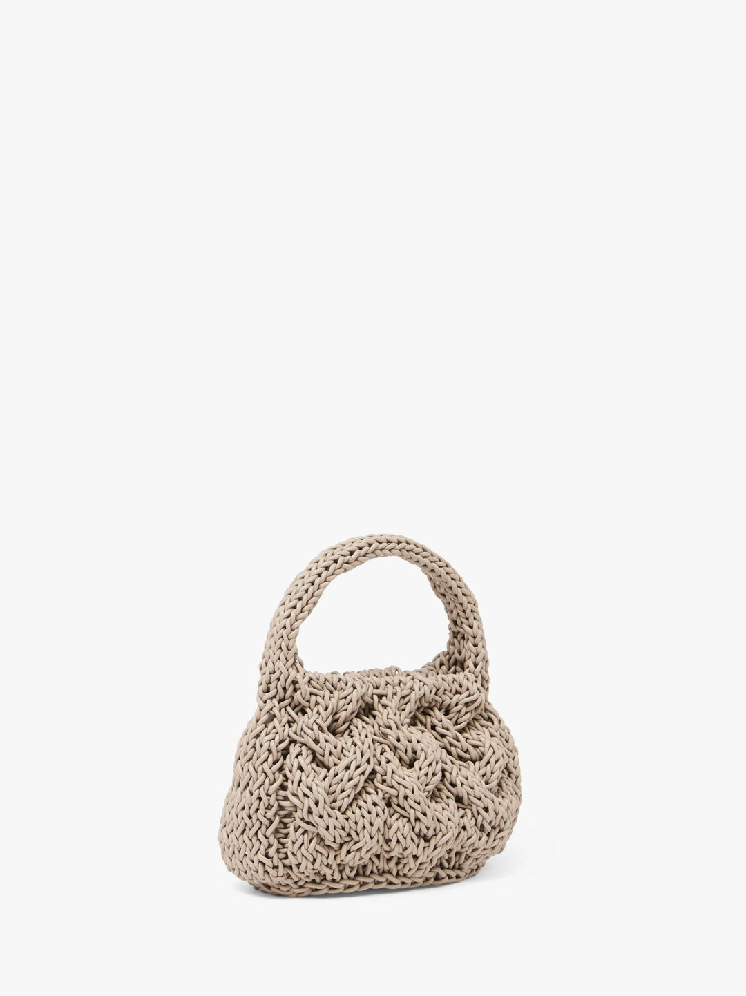 SMALL CABLE KNIT BAG