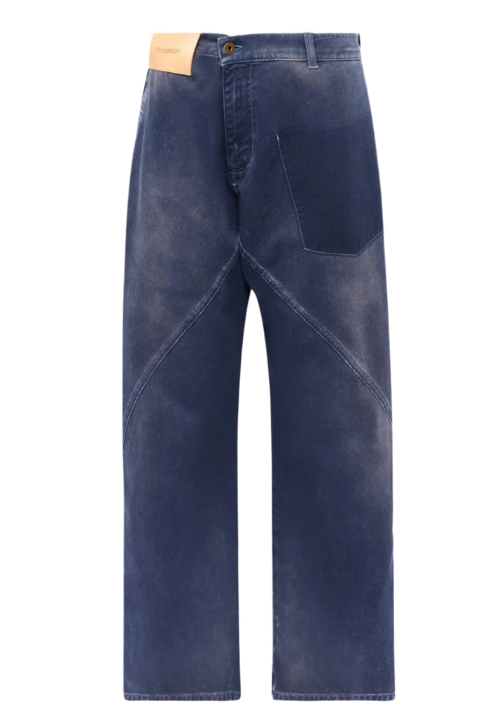 AGED TWISTED WORKWEAR JEANS