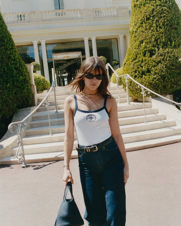 Eden Crest Embroidered Pique Tank