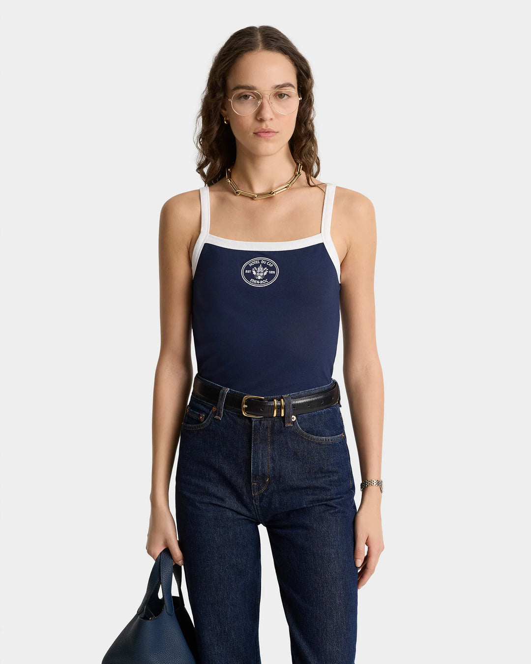 Eden Crest Embroidered Pique Tank