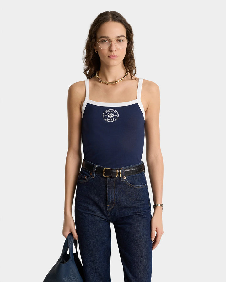 Eden Crest Embroidered Pique Tank