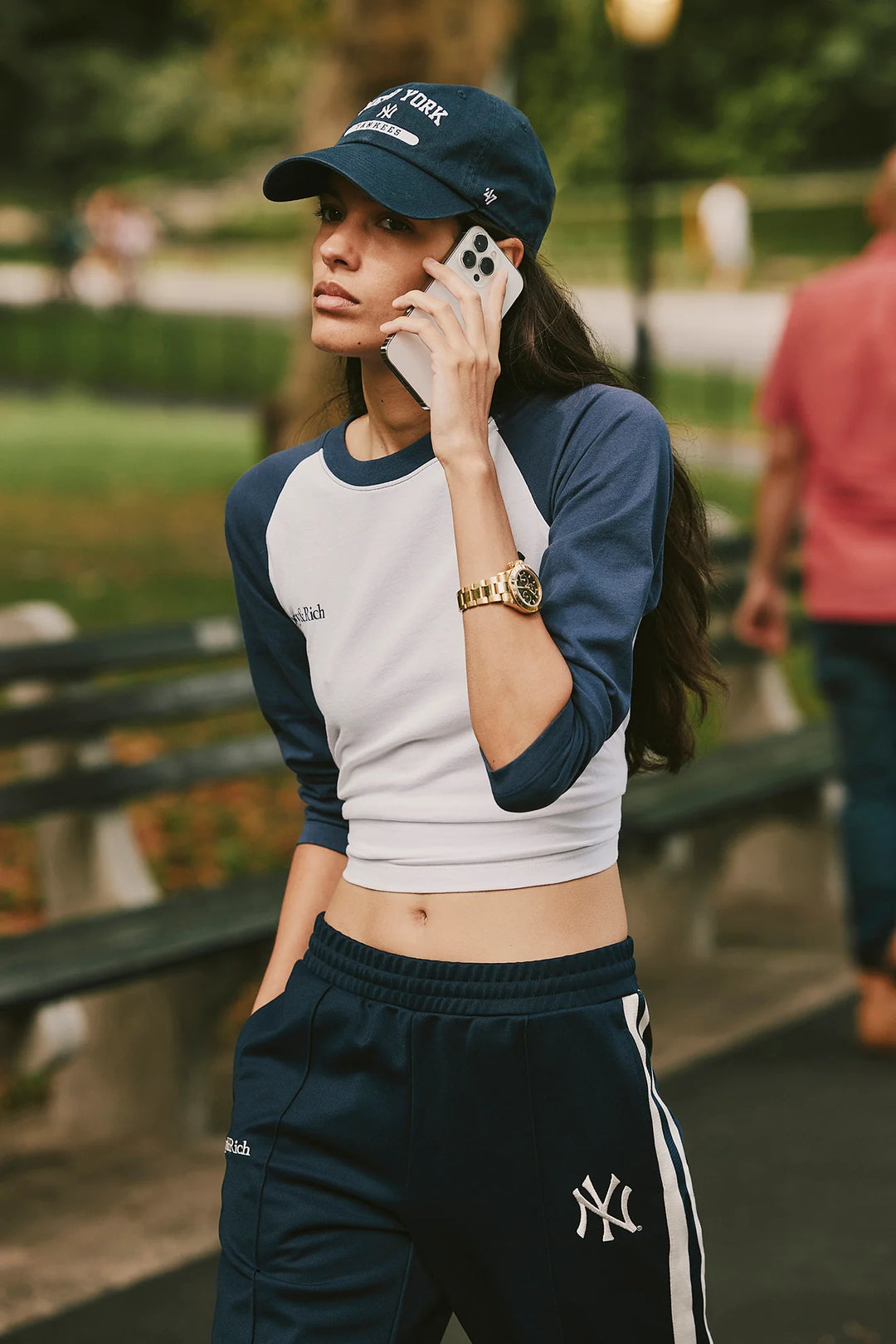 Yankees Serif Track Pants