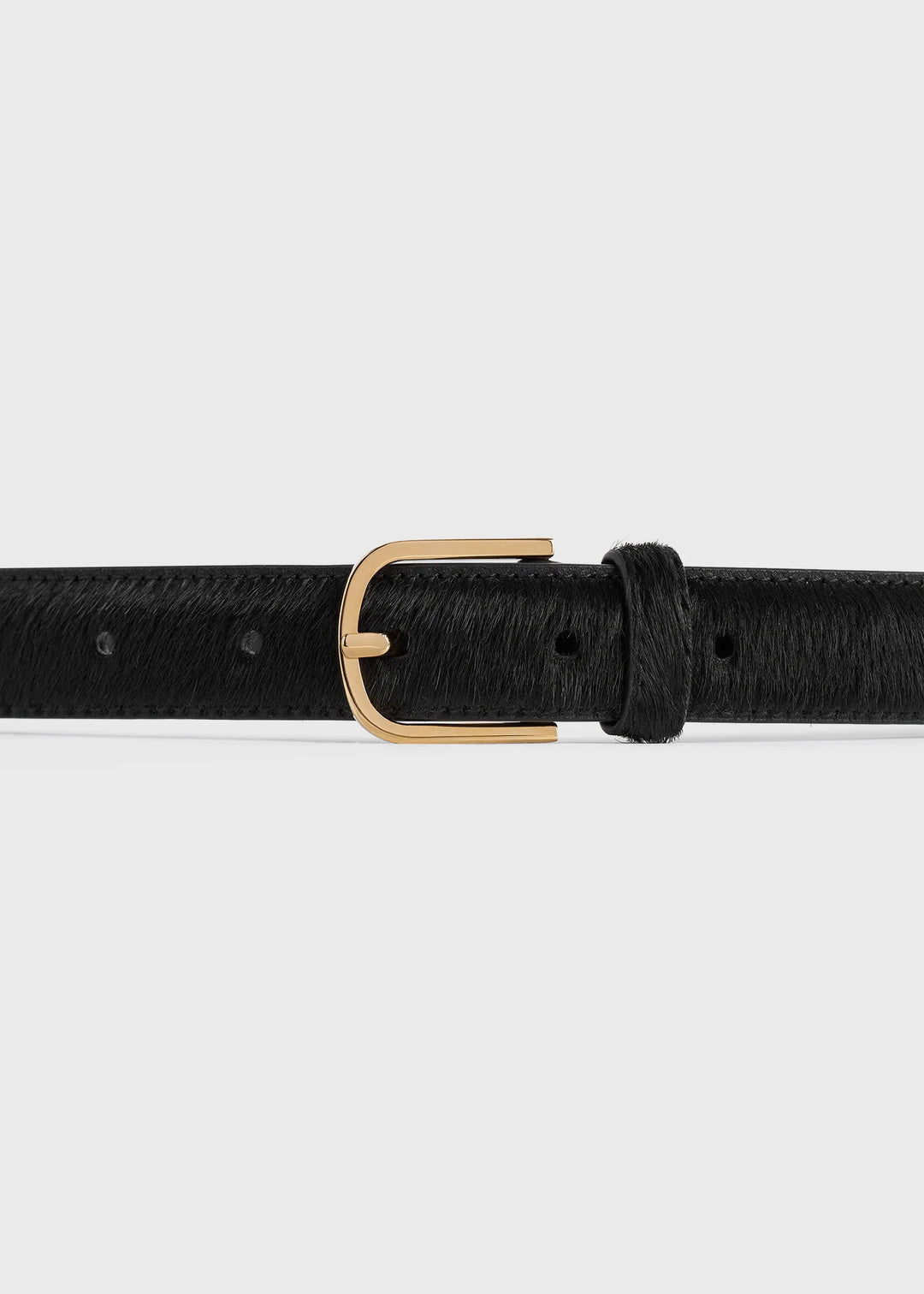 Pony hair belt