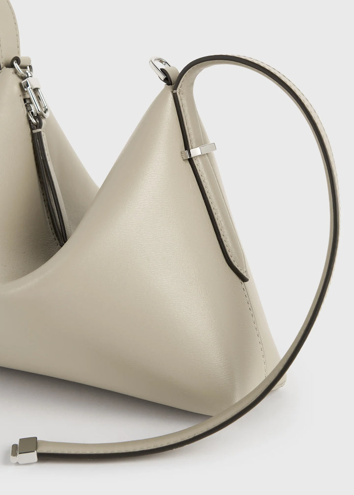 Bevel Leather Wristlet