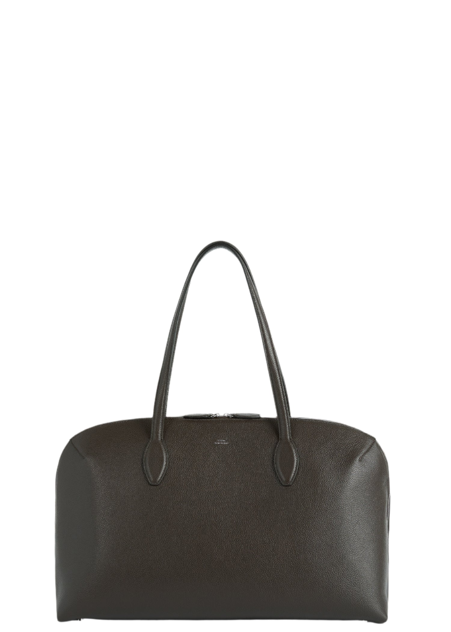 Grained-Leather Day Tote