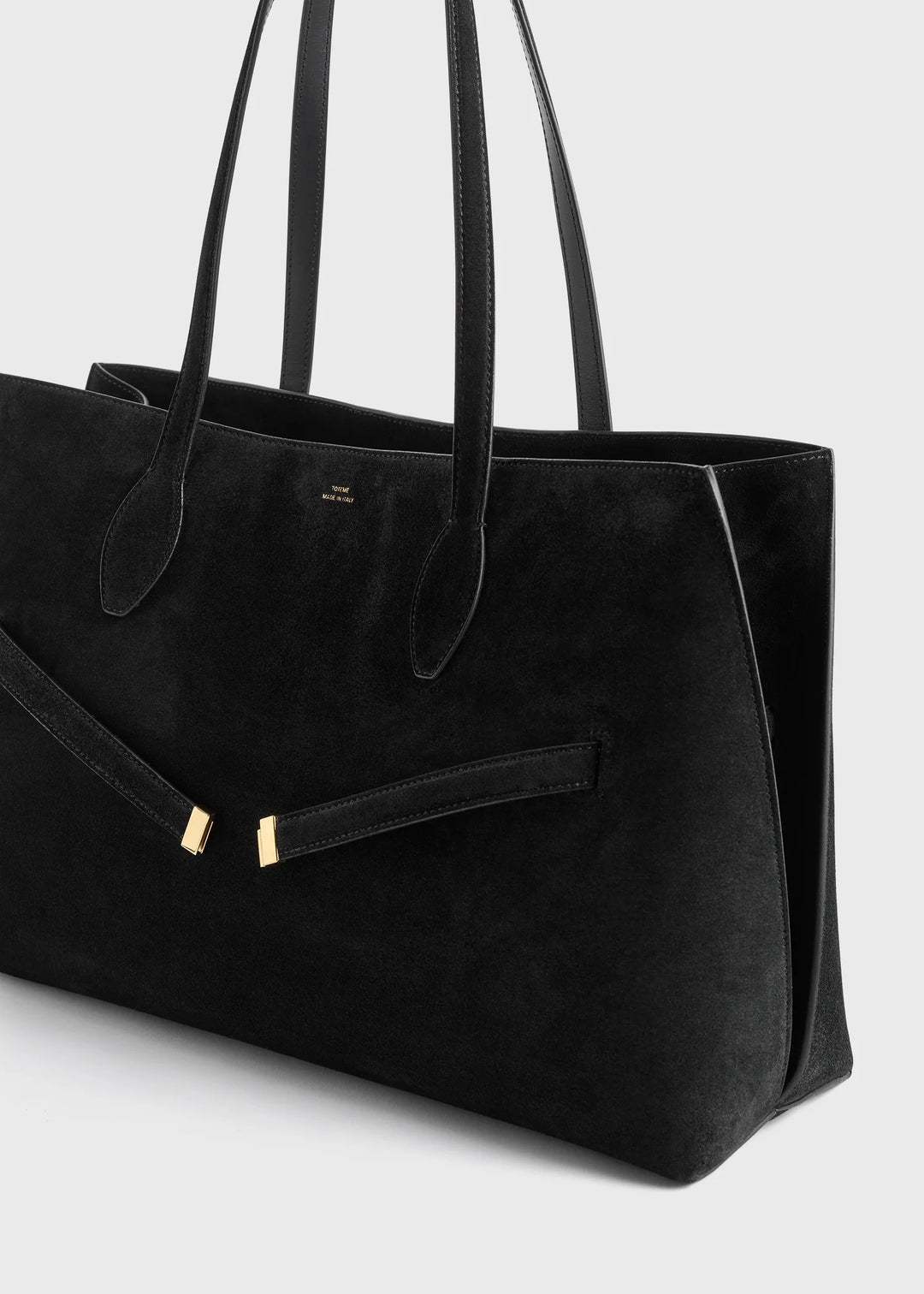 Suede lounge tote