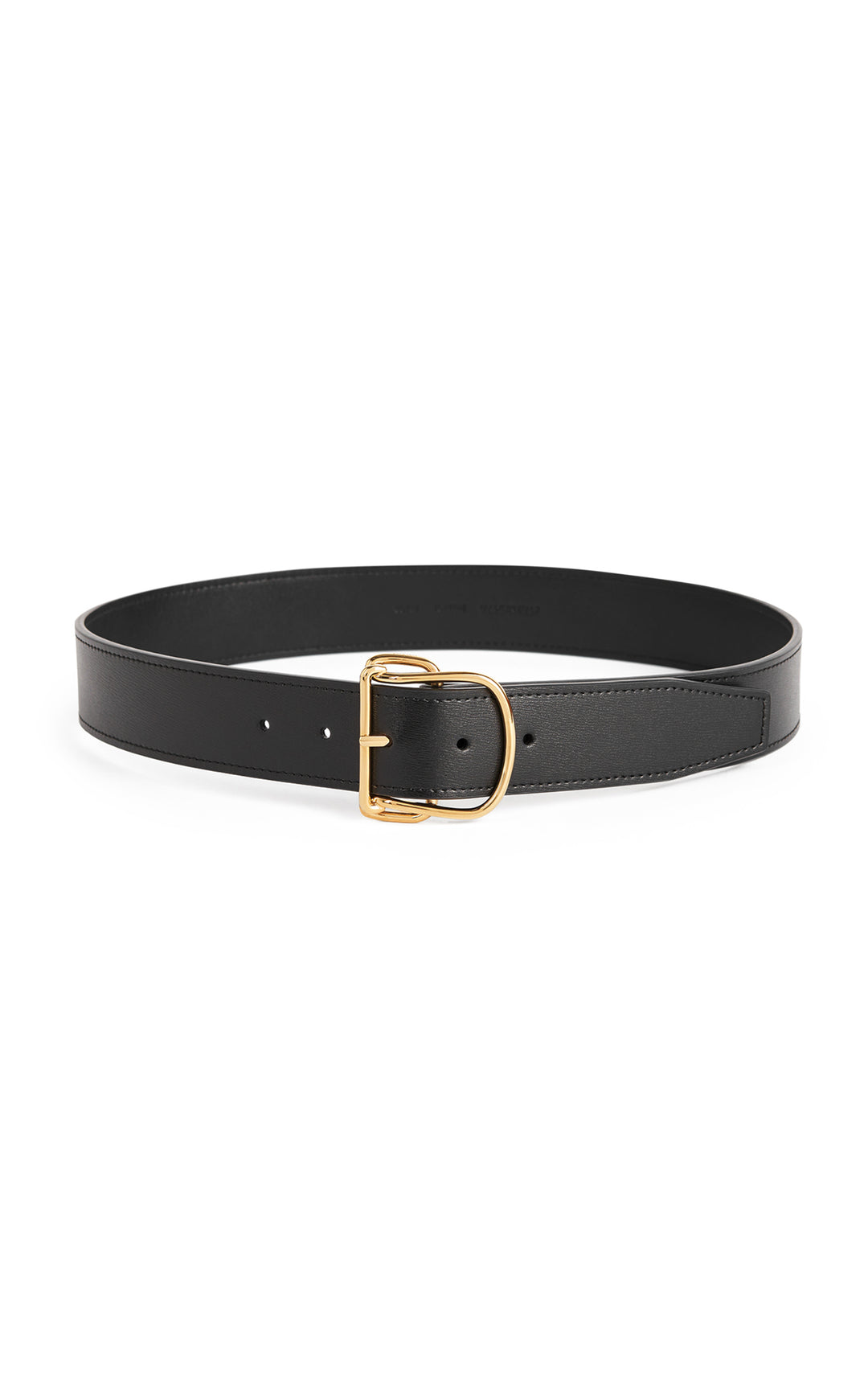 Swirl leather belt