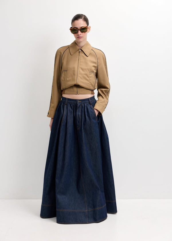 Jean Paul Gaultier | Voluminous Denim Skirt | Skirts