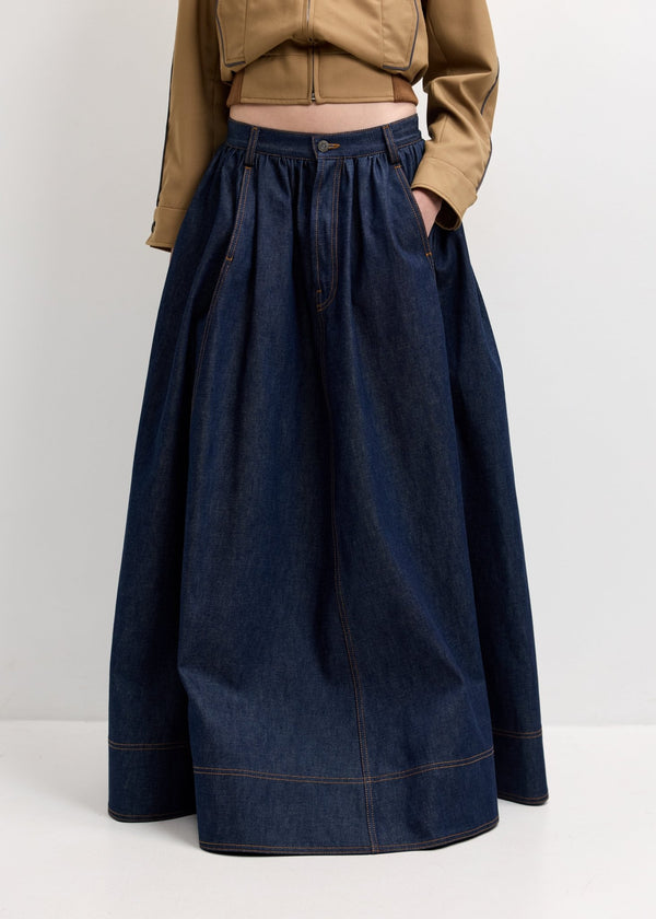 Jean Paul Gaultier | Voluminous Denim Skirt | Skirts