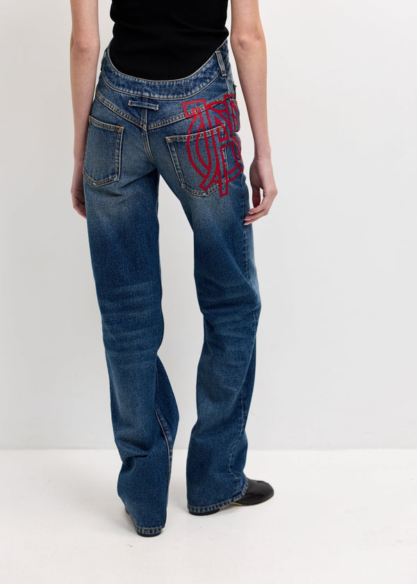 Jean Paul Gaultier | Wavy Denim Pant | Jeans