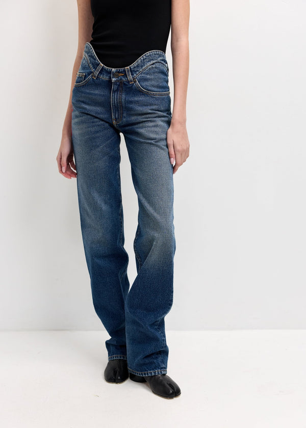 Jean Paul Gaultier | Wavy Denim Pant | Jeans