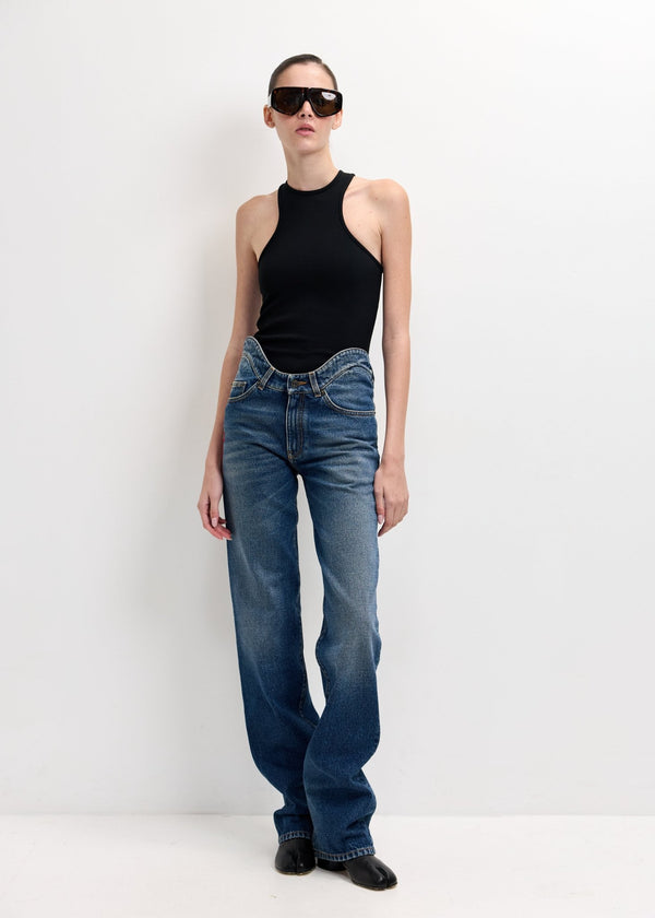 Jean Paul Gaultier | Wavy Denim Pant | Jeans