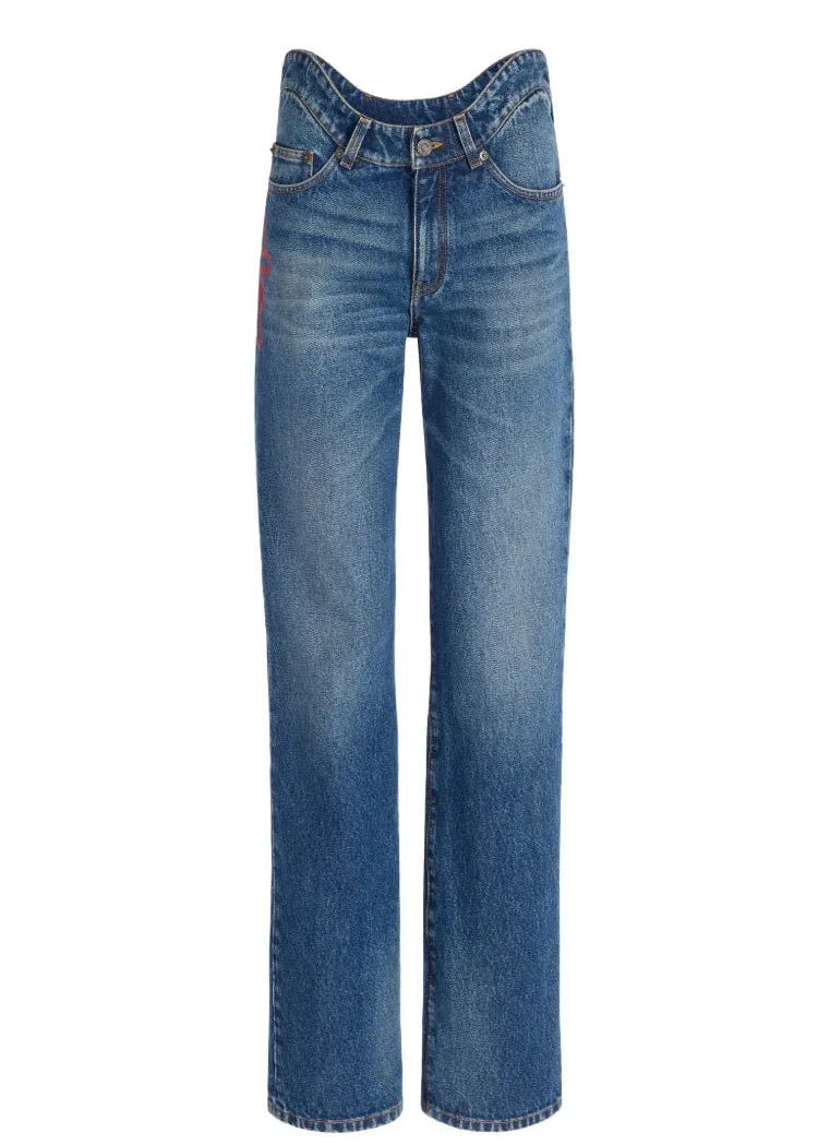 Jean Paul Gaultier | Wavy Denim Pant | Jeans