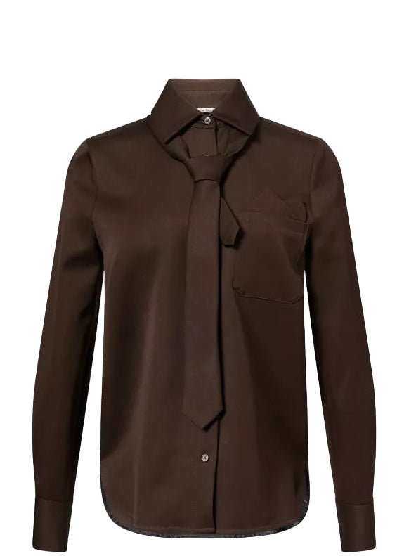 ACNE STUDIOS | Wool Tie Shirt | Tops