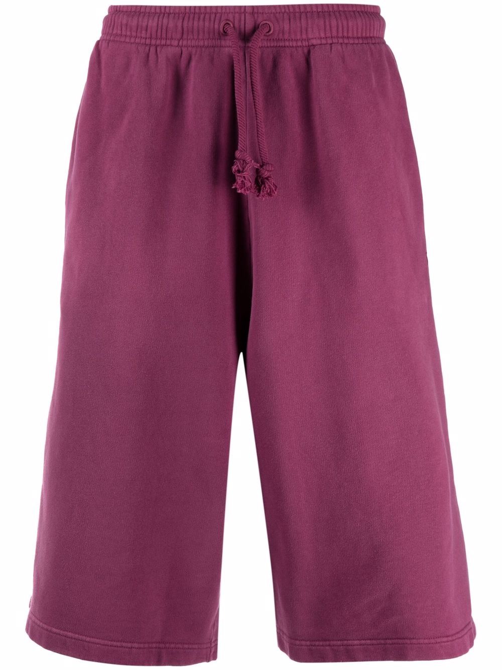Fleece Sweat Shorts in Purple